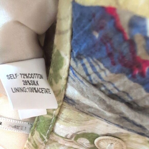 Kay Unger New York Floral Tiered Cap Sleeve Gathered Skirt Dress Retro Feminine - Picture 10 of 13